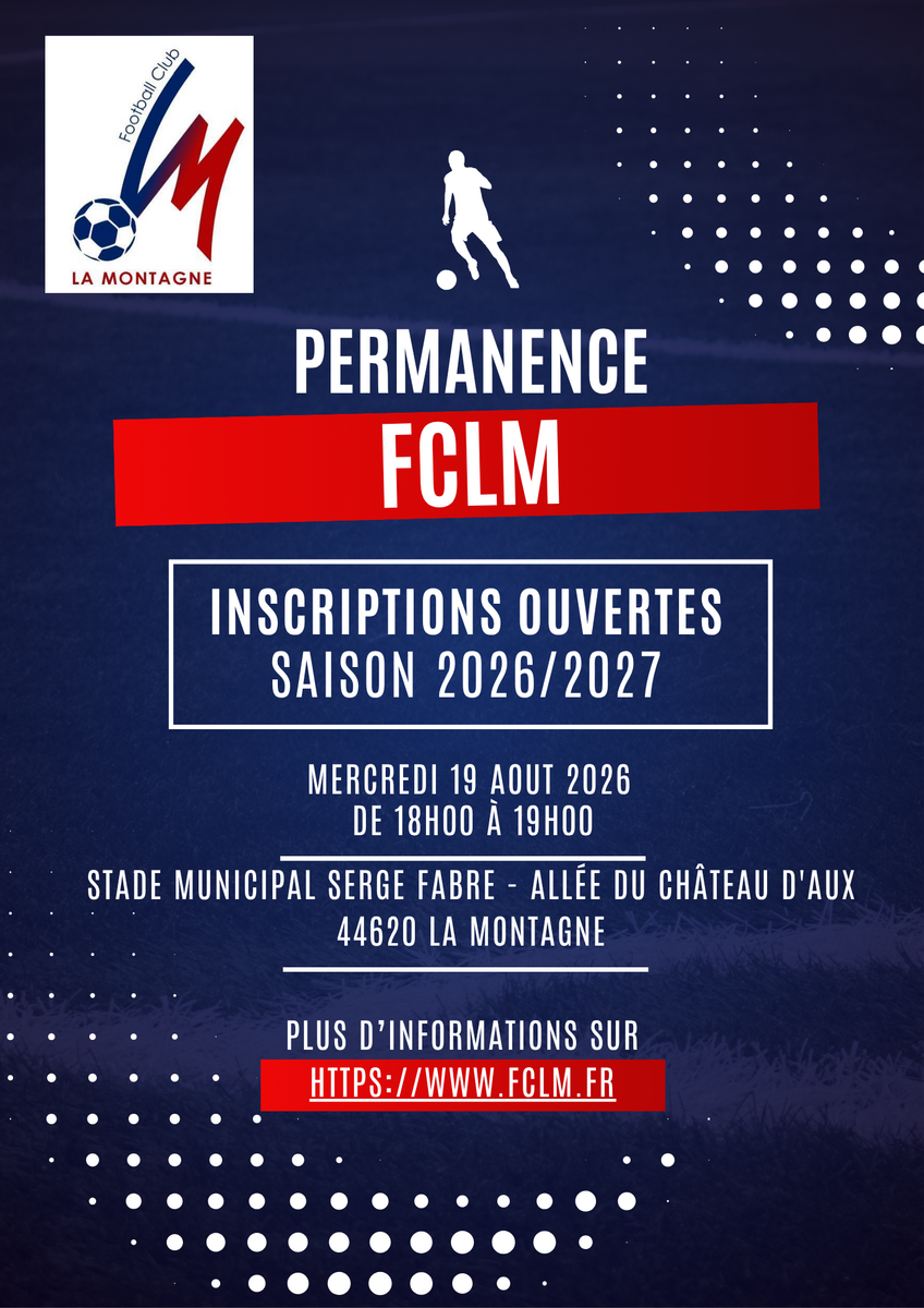 Permanence inscription saison 2026-2027