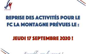 Reprise des activités au FCLM
