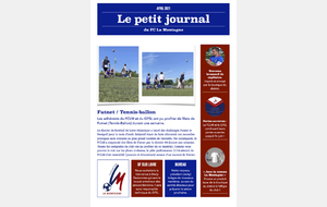 LE PETIT JOURNAL DU FC LA MONTAGNE (AVRIL)