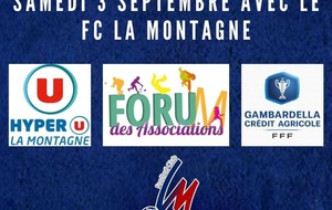 SAMEDI 3 SEPTEMBRE AVEC LE FC LA MONTAGNE 