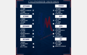 CALENDRIER SENIOR MASCULIN