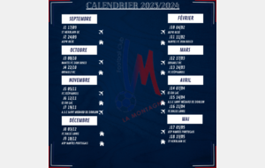 CALENDRIER ÉQUIPE B SÉNIOR SAISON 2023/2024