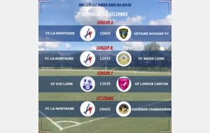 MATCHS DU WEEK-END 02-03/12