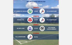PROGRAMME DU WEEK-END 16-17/03