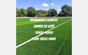 PERMANENCE LICENCES