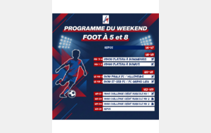 AGENDA DU WEEK-END