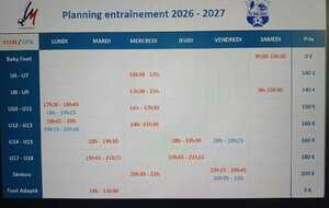 INFORMATIONS SAISON SPORTIVE 2026-2027