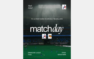 Match amical dimanche 16 Aout 2026