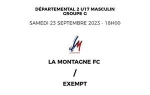 MATCH DE CHAMPIONNAT U16-U17