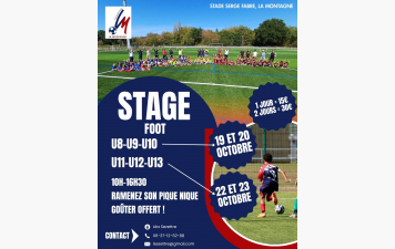 Stage foot octobre 2026