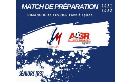 MATCH DE PRÉPARATION 