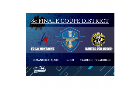 8e Finale Coupe District
