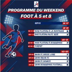 AGENDA DU WEEK-END